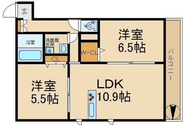 シャーメゾン　ラ　フォレェの物件間取画像